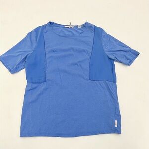 Scotch & Soda Maison Scotch jersey too in blue size medium